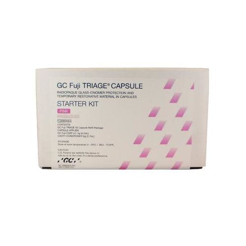 GC 439990 Fuji Triage Temporary Restorative Material Capsules Pink Starter Kit GC 439990 Fuji Triage Temporary Restorative Material Capsules Pink Starter Kit